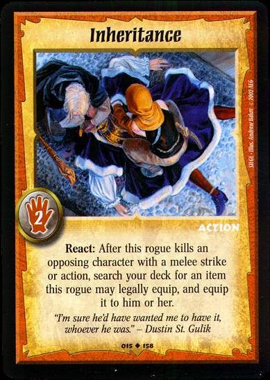 Inheritance - Action - Warlord Saga of the Storm - Picture 1 of 8