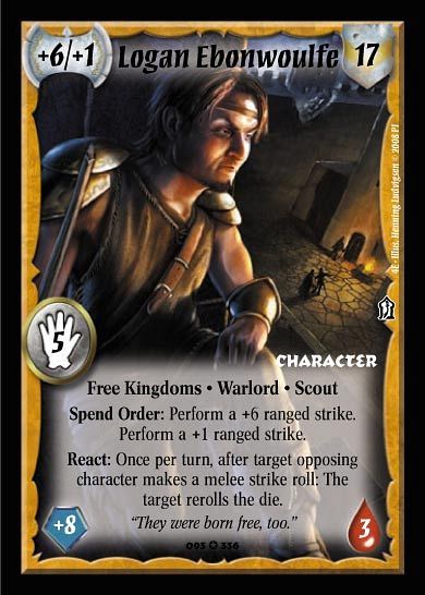 Logan Ebonwoulfe - Free Kingdoms - Warlord Saga of the Storm - Picture 1 of 11