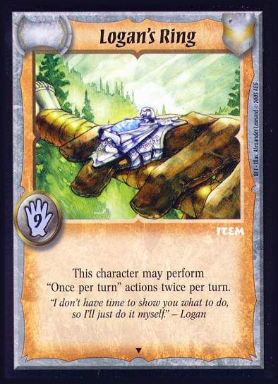 Logan's Ring - Item - Warlord Saga of the Storm - Picture 1 of 8