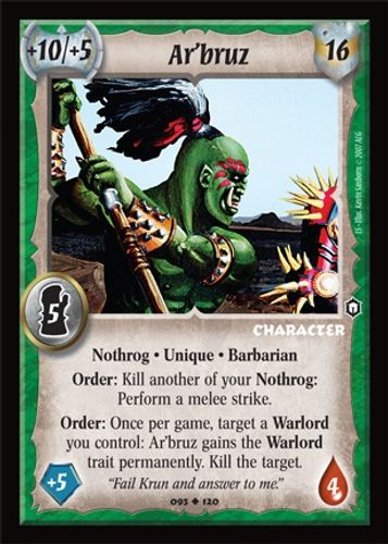Ar'bruz - Nothrog - Warlord Saga of the Storm - Imagen 1 de 6
