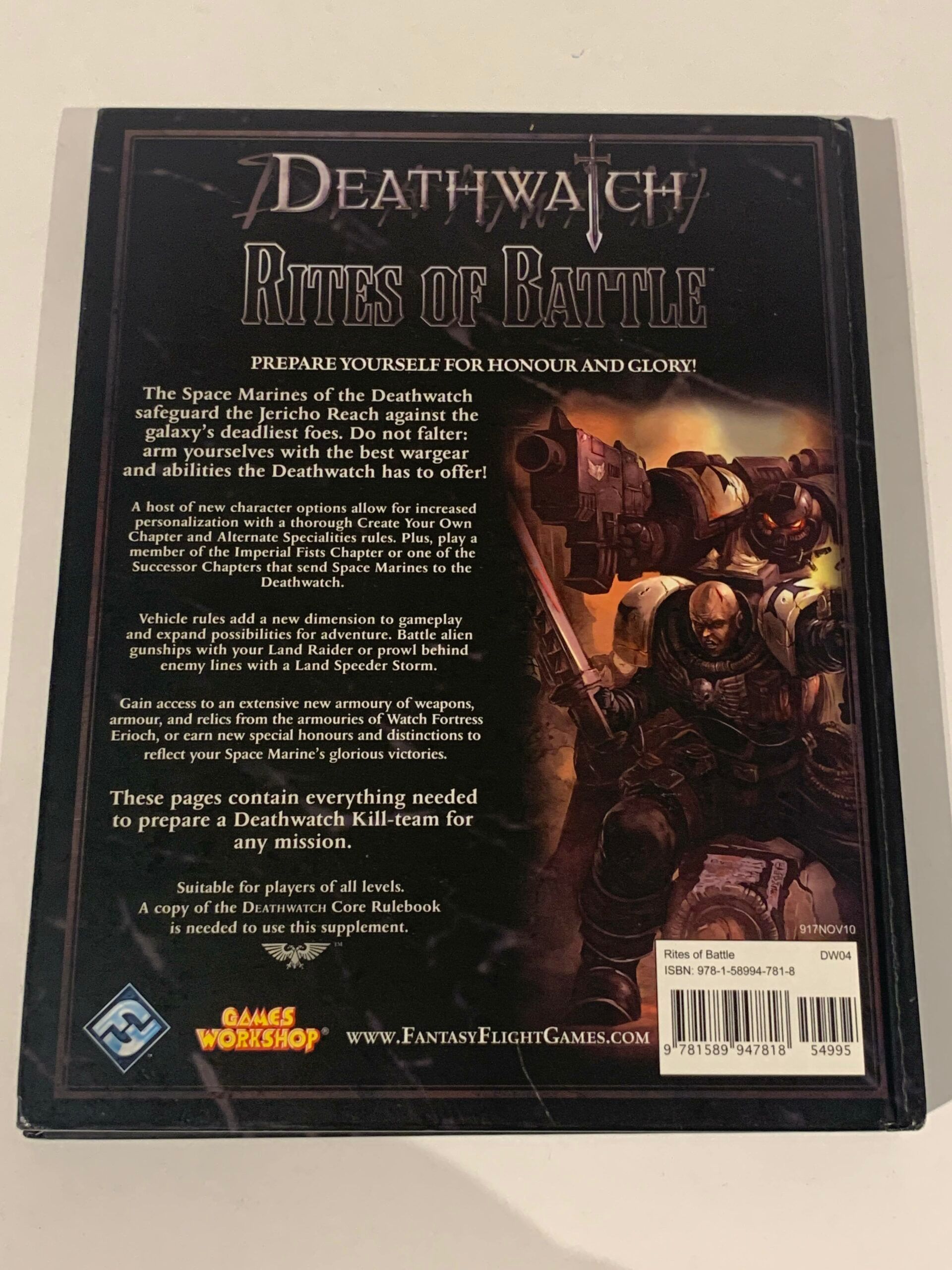 Warhammer 40K Deathwatch - Rites of Battle - VG - Picture 2 of 7