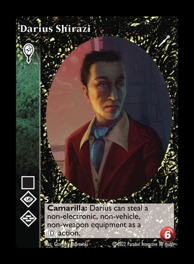 Darius Shirazi - Malkavian - Vampire VTES - Picture 1 of 6