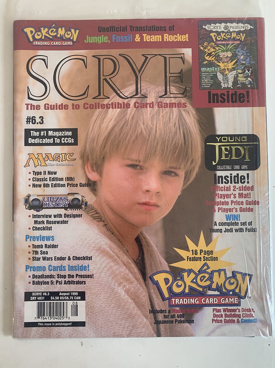 Scrye - Issue 06.3 - August 1999 - VG - SEALED - Picture 1 of 7
